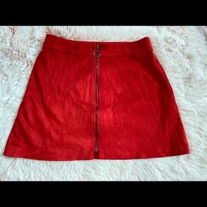 Red Zara Skirt- size XS